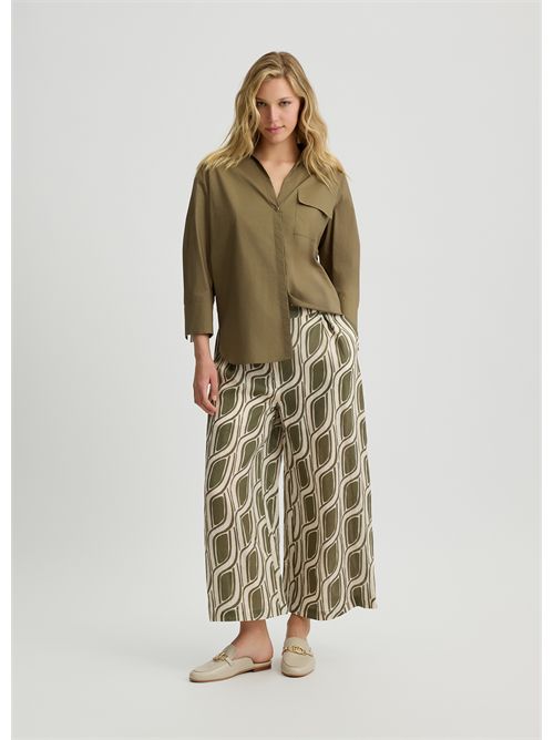 Pantaloni a palazzo in ramiè LIU JO | WA5484T6862/M9531